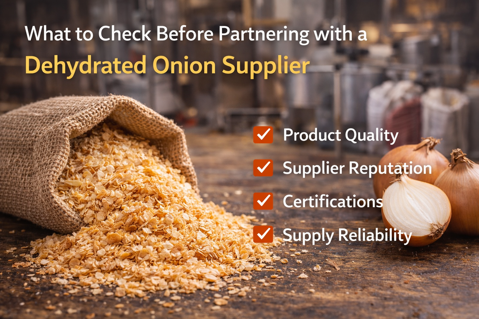 Dehydrated Onion Supplier