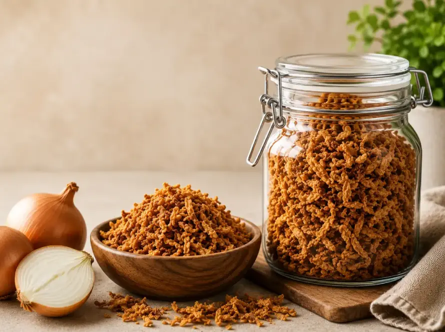 Shelf Life of Dehydrated Fried Onions