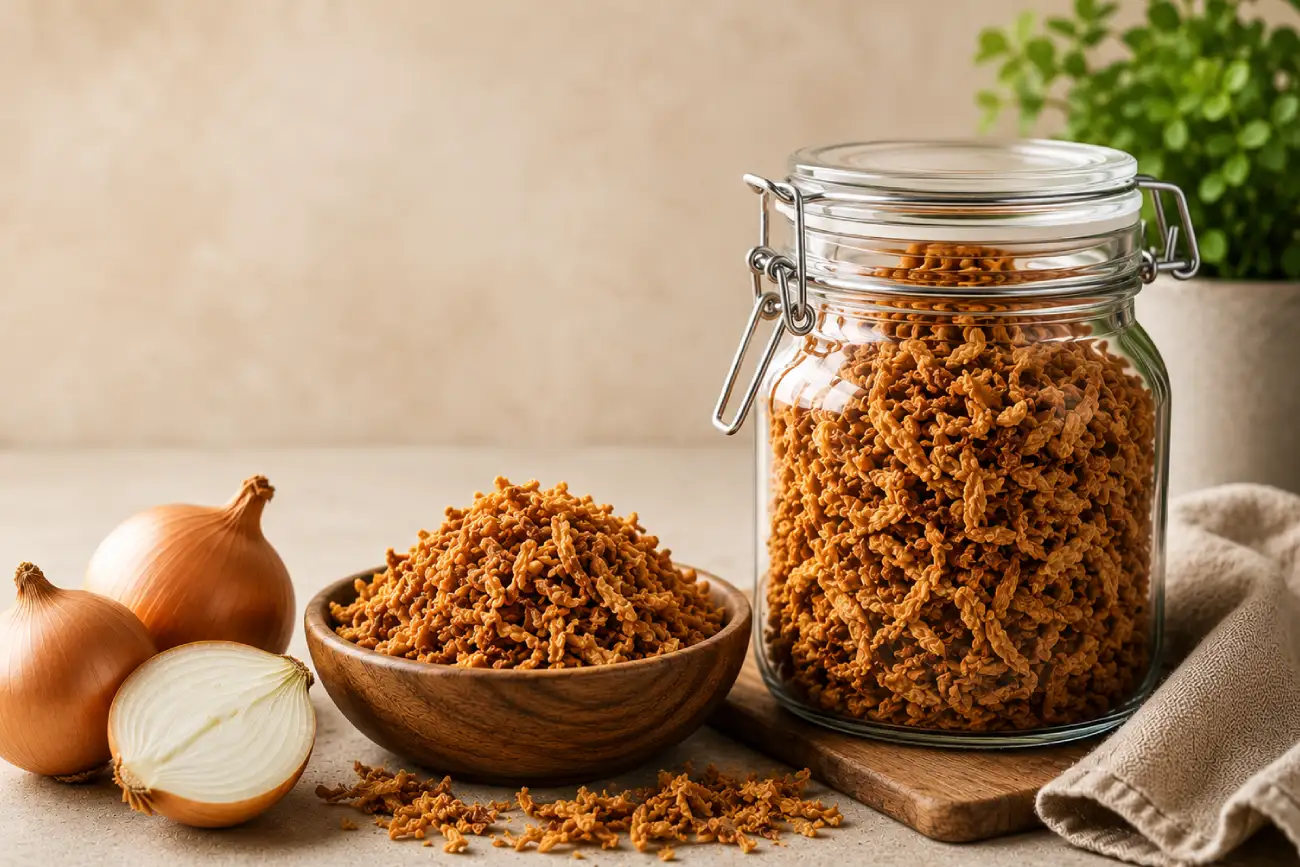 Shelf Life of Dehydrated Fried Onions