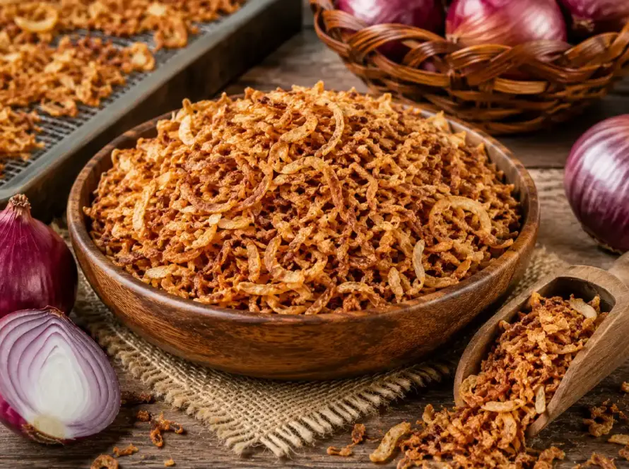 Dehydrated Fried Onions