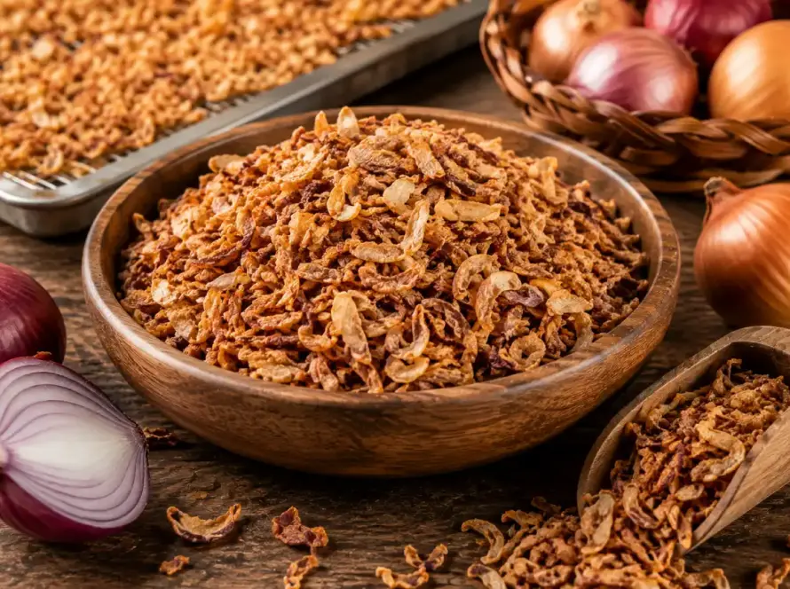 Shelf Life of Dehydrated Fried Onions